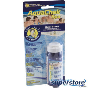 AquaChek/Hach | Test Strips, AquaChek Spa, 6-in-1 Test Strips (50 strips) | 552244
