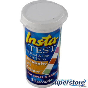 Pioneer H2O Technologies | Test Strips, Copper, pH, TA, 25ct | CU/PH STRIPS