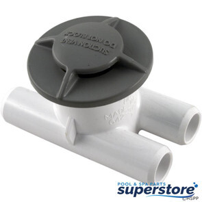 Waterway Plastics | Spa Vent, Vacuum Break Inlet, 3/4"s, Grey | 640-3757V
