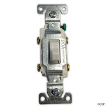 ELETRICAL | 15 AMP COMM GROUNDED SINGLE POLE | TOGGLE SWITCH WHITE | CSB115STW--SP