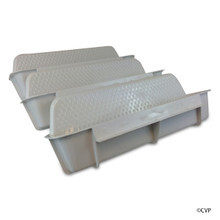 CUSTOM MOLDED PRODUCTS | GRAY POOL WALL STEP WHITE (3/SET) | 25578-000-000