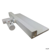 CUSTOM MOLDED PRODUCTS | WHITE WATERFALL 36" W/12" LIP | SHEER DESCENT | 25577-330-120