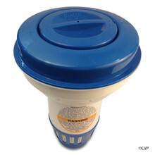 POOL STYLE | ELONGATED EXTRA LARGE CHEMICAL DISPENSER FOR 3" TABS | 12" FLOATING | CHLORINE TABLET FLOATER | 58470-110-700