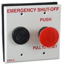 Pentair | Compool | SHUT-OFF SWITCH WITH ALARM, DOUBLE GANG PLATE | ESO2