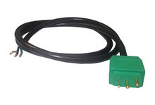 J & J | MJJ PLUG | LIGHT 18/3 48" GREEN | SS2PSA-103L-1-C