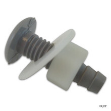 Waterway | AIR INJECTOR | BUTTON 3/8" SINGLE HOLE W/NUT GRAY | 670-2137
