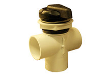 Waterway | DIVERTOR VALVE | 2" VERTICAL 2-PORT WITH BLACK HANDLE | 600-3041