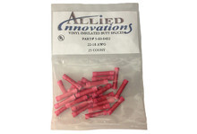 Electro Specialties | WIRE TERMINAL | BUTT - #22-18 - RED (25/BAG) | BVR