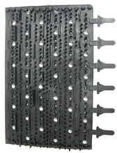AQUA PRODUCTS | BRUSHES (Black Molded Ruber) - ABOT, AB Turbo, AMAX Jr, Merlin Ultramax W/3288-420 | 3003B