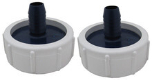 GECKO | UNIONS, 2" TO 3/4" BARB BUSHING, SET OF 2 | 0699-300007