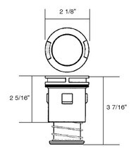 A & A MANUFACTURING CLEANING HEADS | STYLE III, LOW FLOW INTERNAL, TAN | 554636