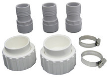 JANDY  | UNIONS W/ADAPTORS KIT -  INCLUDES, 2 - UNIONS 3 - 1-1/2" THREAD x BARB ADAPTORS, 2 CLAMPS | R0492600