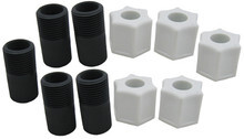 STENNER | LEAD TUBE ADAPTER W/NUT, 3/8" | MCADPTR