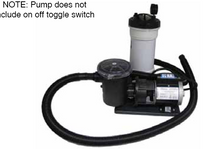 WATERWAY | COMPLETE PUMP & CARTRIDGE FILTER, 25 SQ FT TWM, 1/8 HP, 115V, 1-SPEED, 6' NEMA CORD, NO TRAP | 520-4070LT