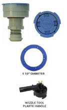 PARAMOUNT | ROTATING NOZZLE WITH INSERTS, TAUPE | 004-577-5020-04