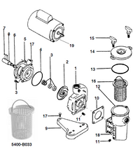 PREMIER 455 | PUMP BASE - PLASTIC | 31-253