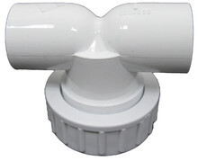 BALBOA/VICO | 1 1/2" BUTTRESS X 1" SLIP SWEEP TEE | 92020