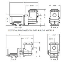 Jacuzzi®| SINGLE SPEED PUMPS - VERTICAL DISCHARGE - NO CORD - NO SWITCH | 94026929