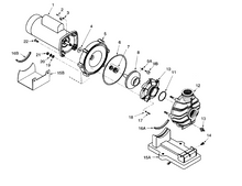 PENTAIR | IImpeller, 2-1/2 HP, TWO SPEED | C105-236PHA