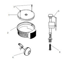 PENTAIR/LETRO | AUTOFILL W/ BRASS FLOAT VALVE, ALMOND | T40BBE