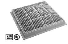 WATERWAY | 12" x 12" SQUARE FRAME AND GRATE, BEIGE | 640-4729-BEI V