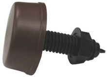 HERGA | BUTTON, BULB TYPE W/STEM-BROWN | 6433-0001